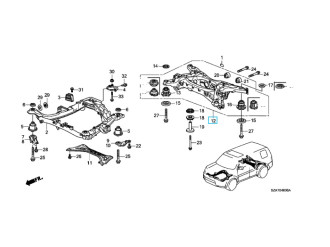 Підрамник задній HONDA/ACURA 50300SZAA01