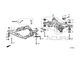 Підрамник задній HONDA/ACURA 50300TX4A00