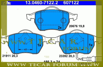 Важіль передній лів./пр. верхній перед. Touareg 10- VAG 1J0698151K