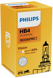 Автолампа Philips HB4 12в 9006PRC1