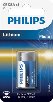 Автолампа Philips в CR123A/01B